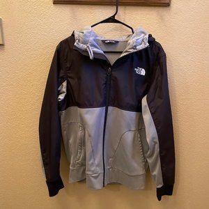 The  North Face Full Zip Jacket, Black/Grey, Men's Medium